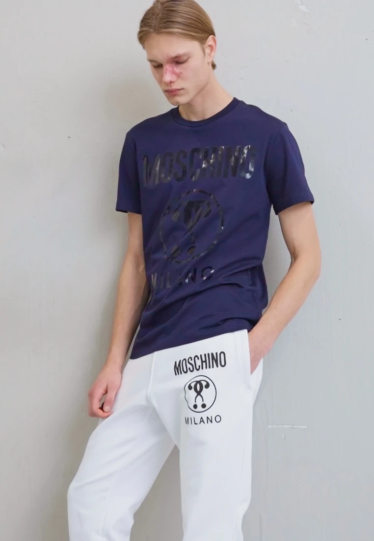 MOSCHINO TROUSERS - Jogginghose - Fantasy White – Bild 2