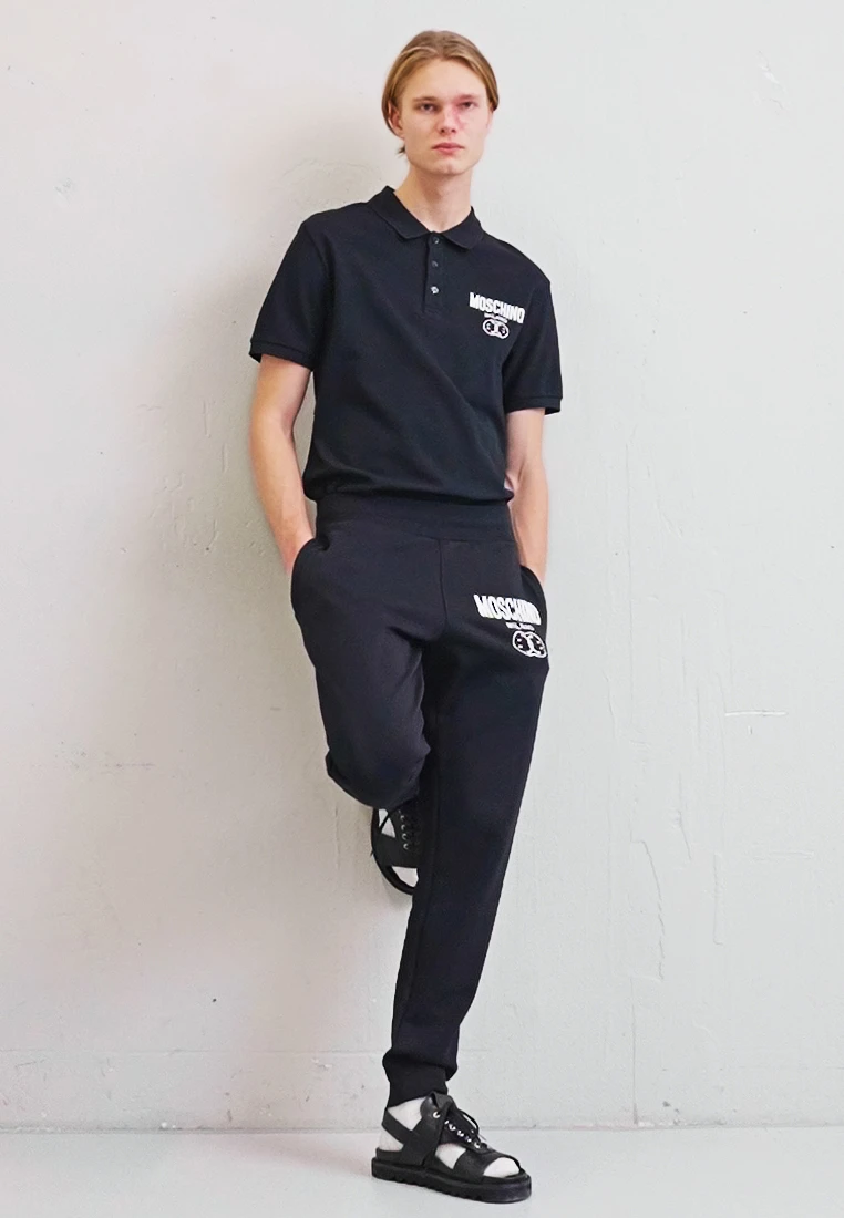 MOSCHINO TROUSERS - Jogginghose - Black – Bild 2