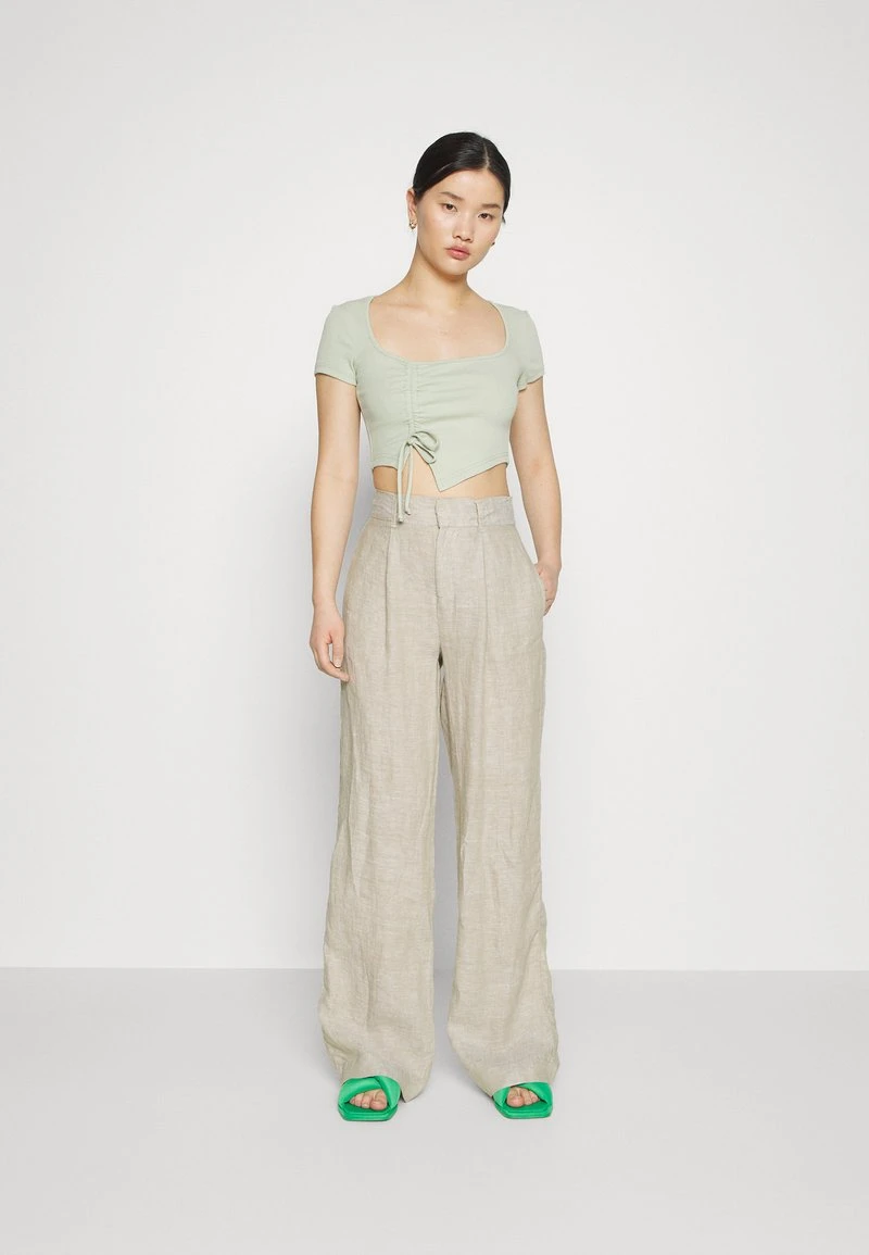 DENISE TROUSERS - Stoffhose - Beige – Bild 2