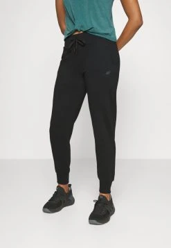 4F WOMENS TROUSERS - Jogginghose - Deep Black
