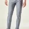 WALES DYED COTTON TROUSERS SLIM - Stoffhose - Indigo