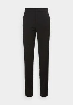 STRAIGHT TROUSERS - Stoffhose - Black