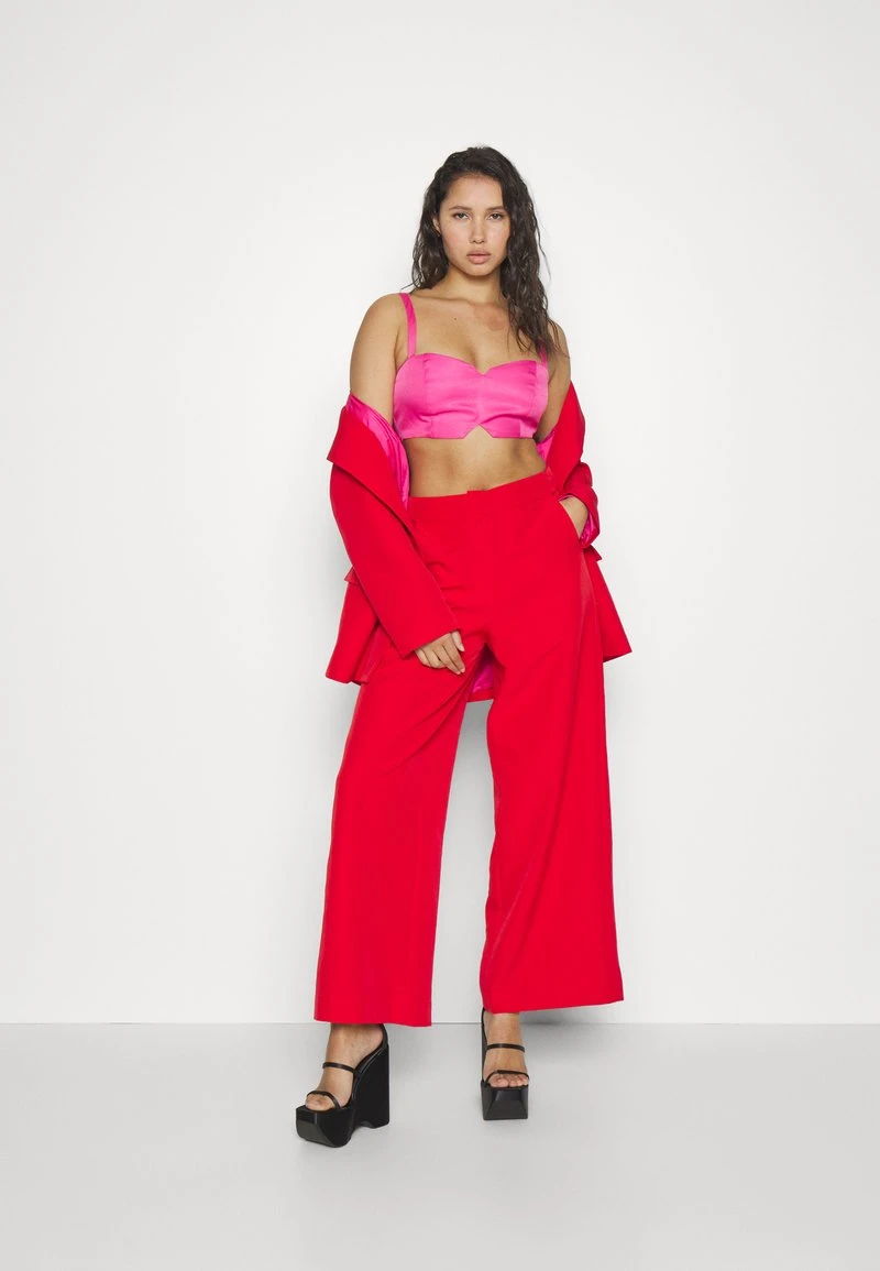 NEVER FULLY DRESSED TROUSERS DYNASTY - Stoffhose - Red – Bild 6