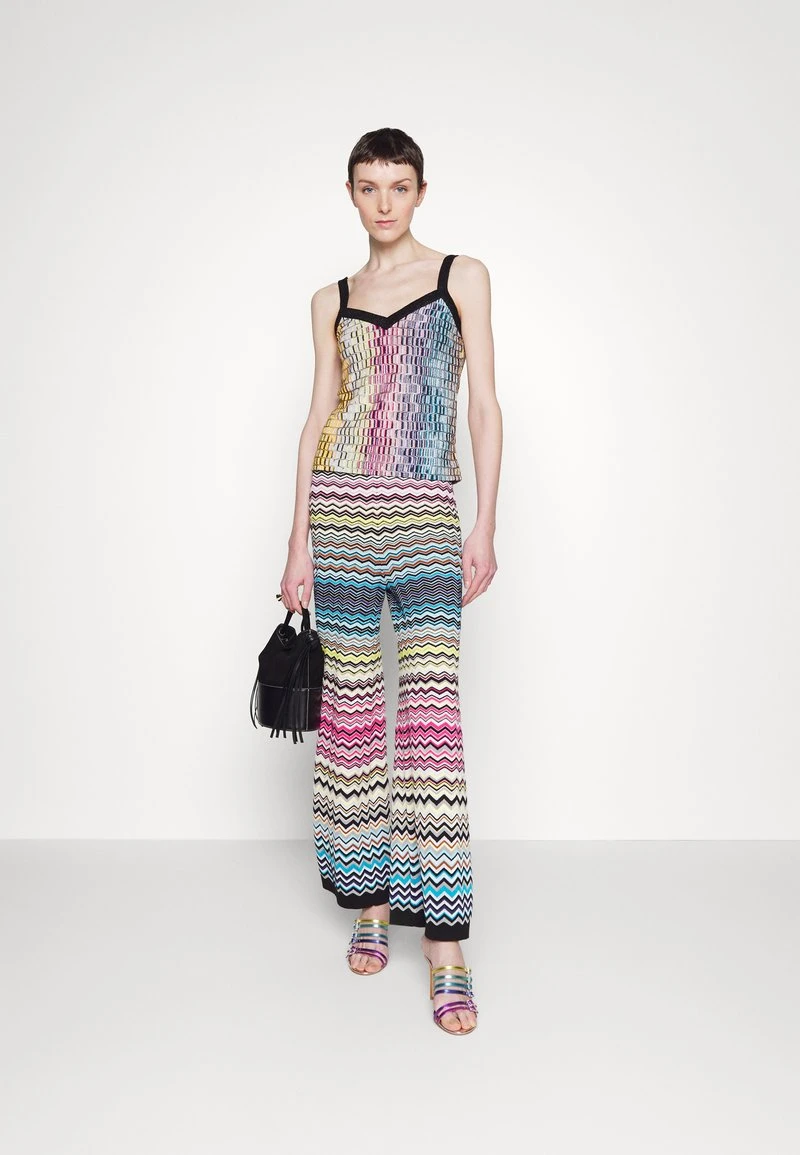 Missoni TROUSERS - Stoffhose - Multicolor With Black – Bild 6