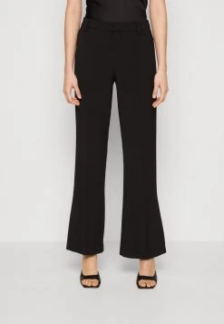 Gina Tricot ROSIE FLARE TROUSERS - Stoffhose - Black