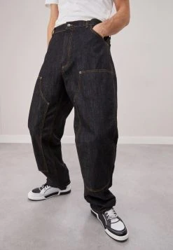 MOSCHINO TROUSERS - Jeans Relaxed Fit - Black