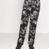 Scotch & Soda GIA WIDE LEG TROUSERS - Stoffhose - Aster Black