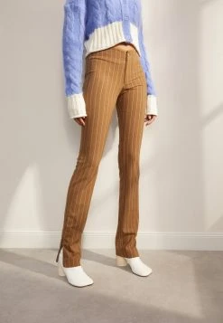 Filippa K SLIM TROUSERS - Stoffhose - Hazel/beige