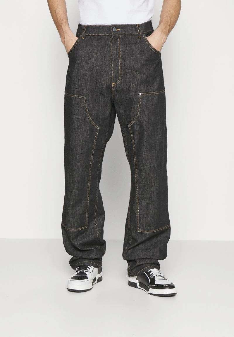 MOSCHINO TROUSERS - Jeans Relaxed Fit - Black – Bild 5