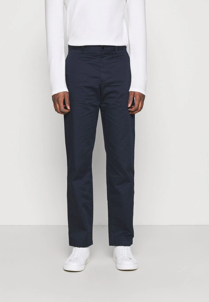 Wood Wood MARCUS LIGHT TWILL TROUSERS - Chino - Navy – Bild 6