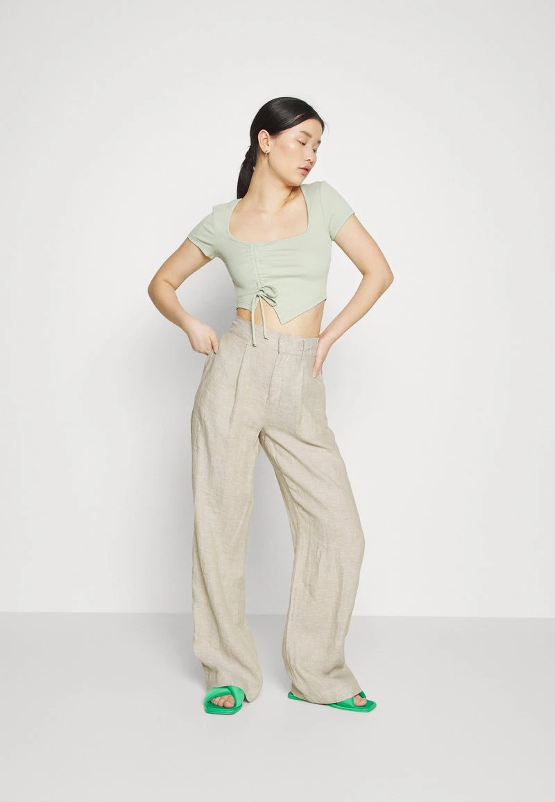 DENISE TROUSERS - Stoffhose - Beige – Bild 4