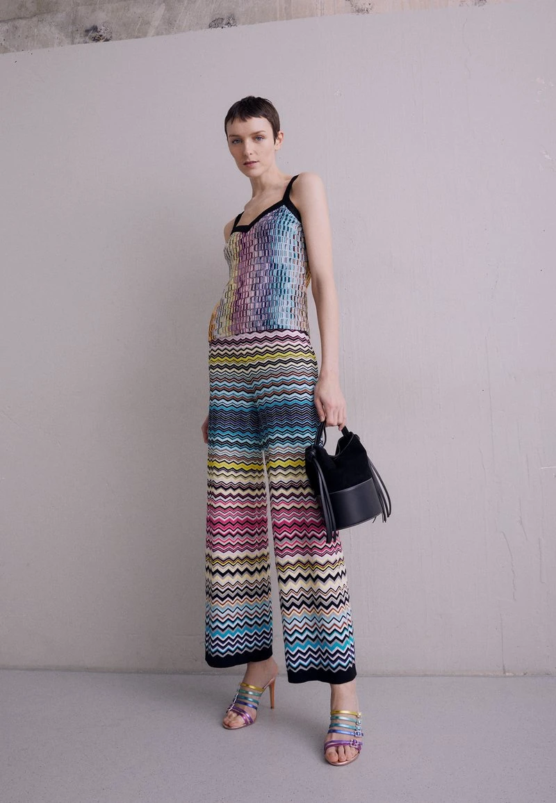 Missoni TROUSERS - Stoffhose - Multicolor With Black – Bild 3