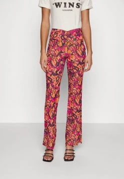 Patrizia Pepe PANTALONI TROUSERS - Stoffhose - Abstractjuicyorange