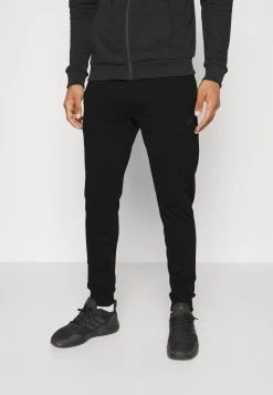 4F MENS TROUSERS - Jogginghose - Deep Black