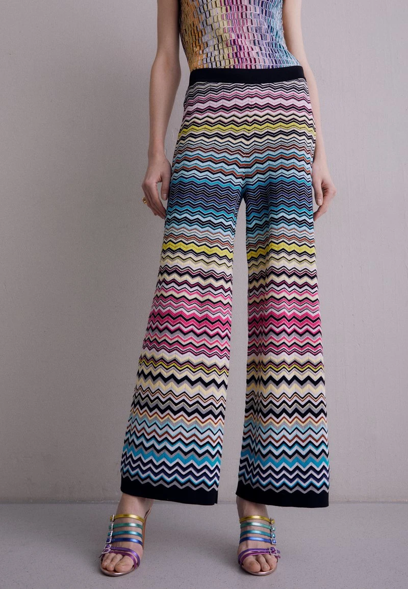 Missoni TROUSERS - Stoffhose - Multicolor With Black