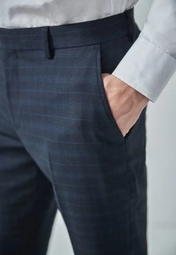 Next NAVY/BLACK TAILORED FIT CHECK SUIT: TROUSERS - Anzughose - Blue 10 Next NAVY/BLACK TAILORED FIT CHECK SUIT: TROUSERS - Anzughose - Blue -FJÄLLRÄVEN SHOP dafe78a919404e669ac57868219aa665