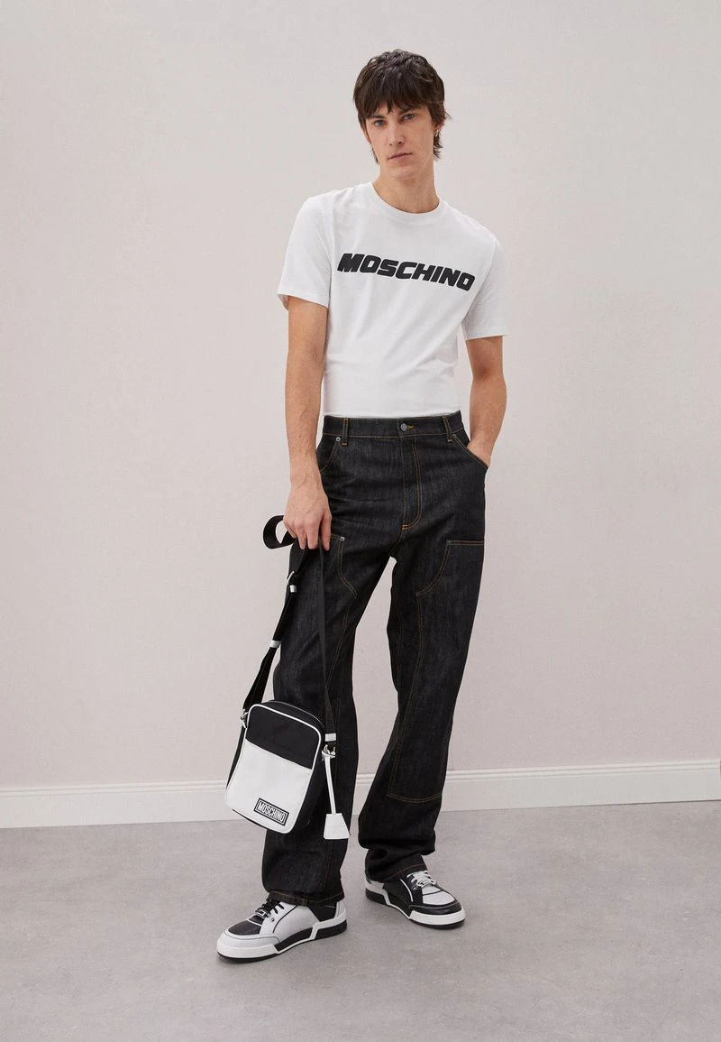 MOSCHINO TROUSERS - Jeans Relaxed Fit - Black – Bild 4