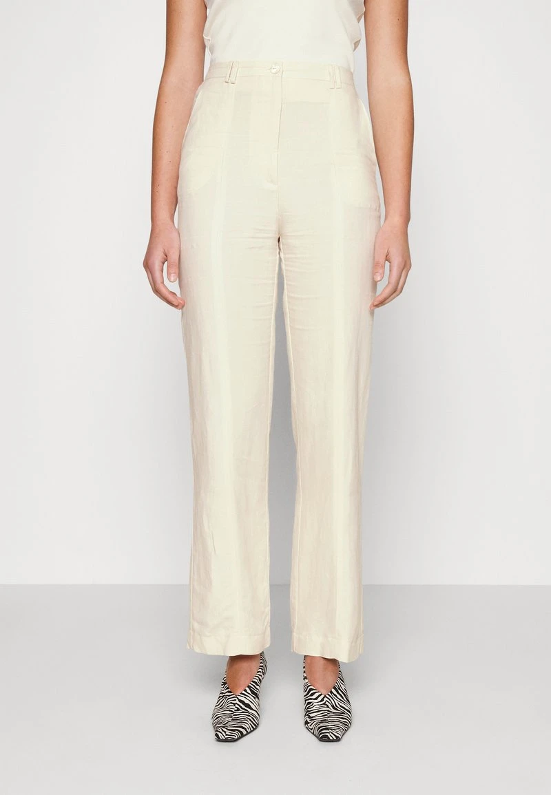 Patrizia Pepe PANTALONI TROUSERS - Stoffhose - White